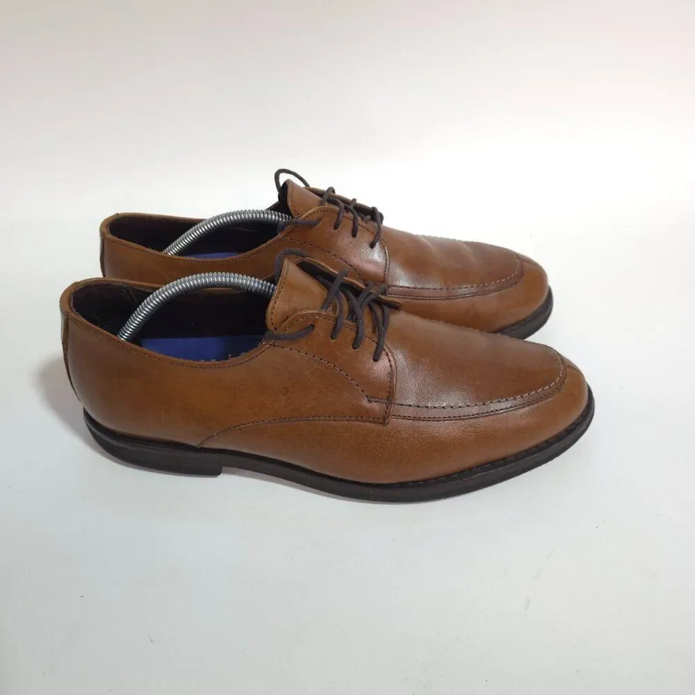 Allen Edmonds Road Warriors Brown Leather Derby Dress Shoes Mens Size 8.5 D